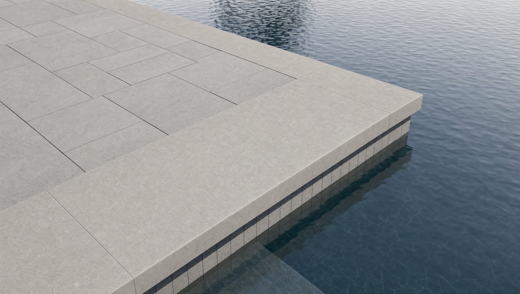 Ash grey profile collection surface preview.