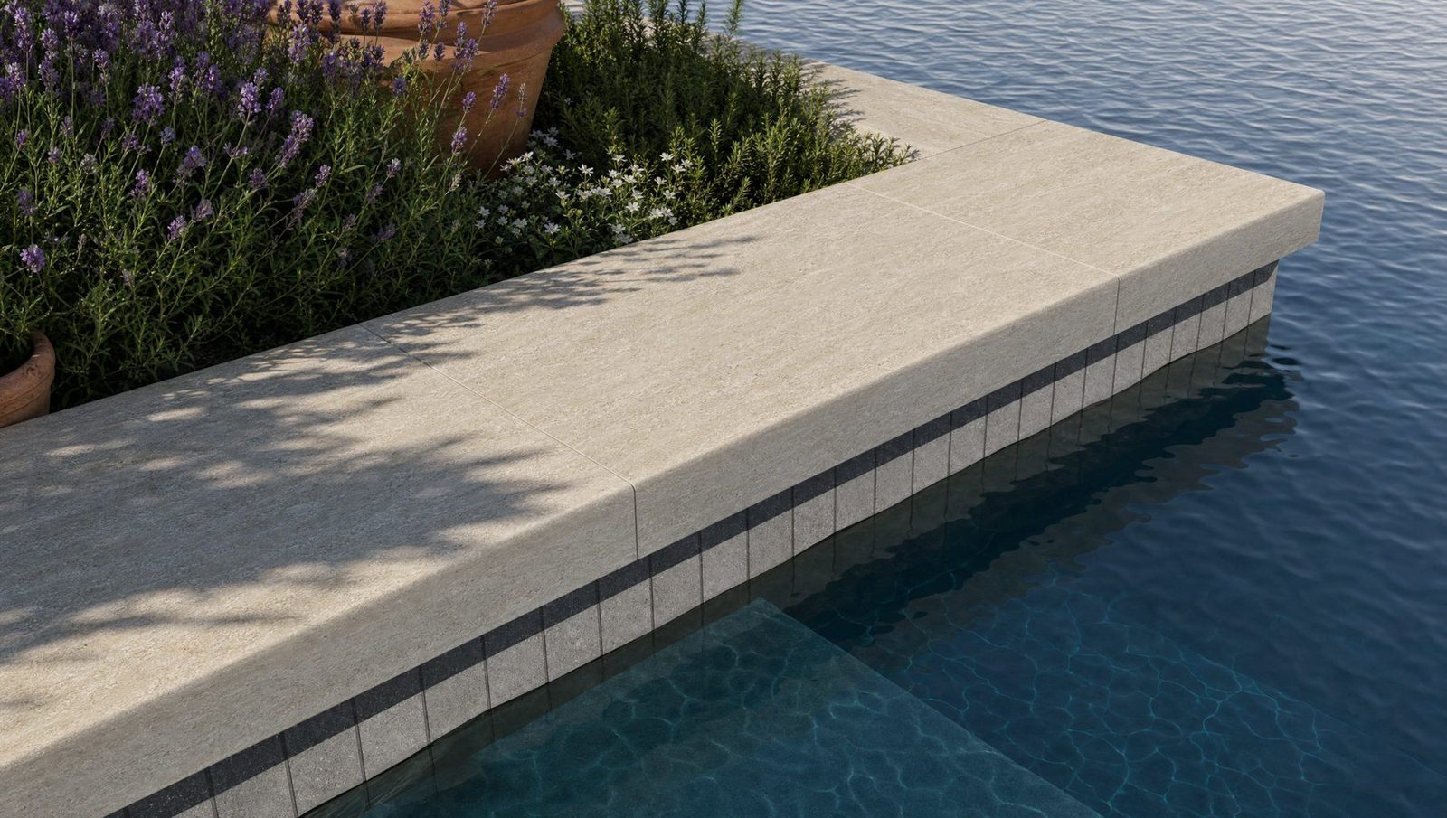 Linear beige profile collection surface preview.