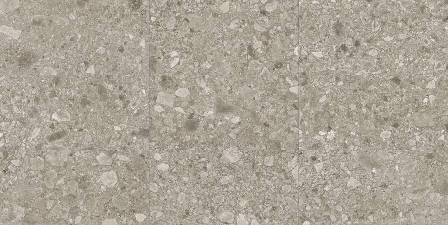 Mood Urban Pearl porcelain surface texture and color detail.