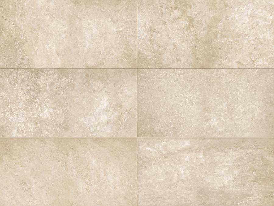 Trail Cross Cut Beige porcelain surface texture and color detail.