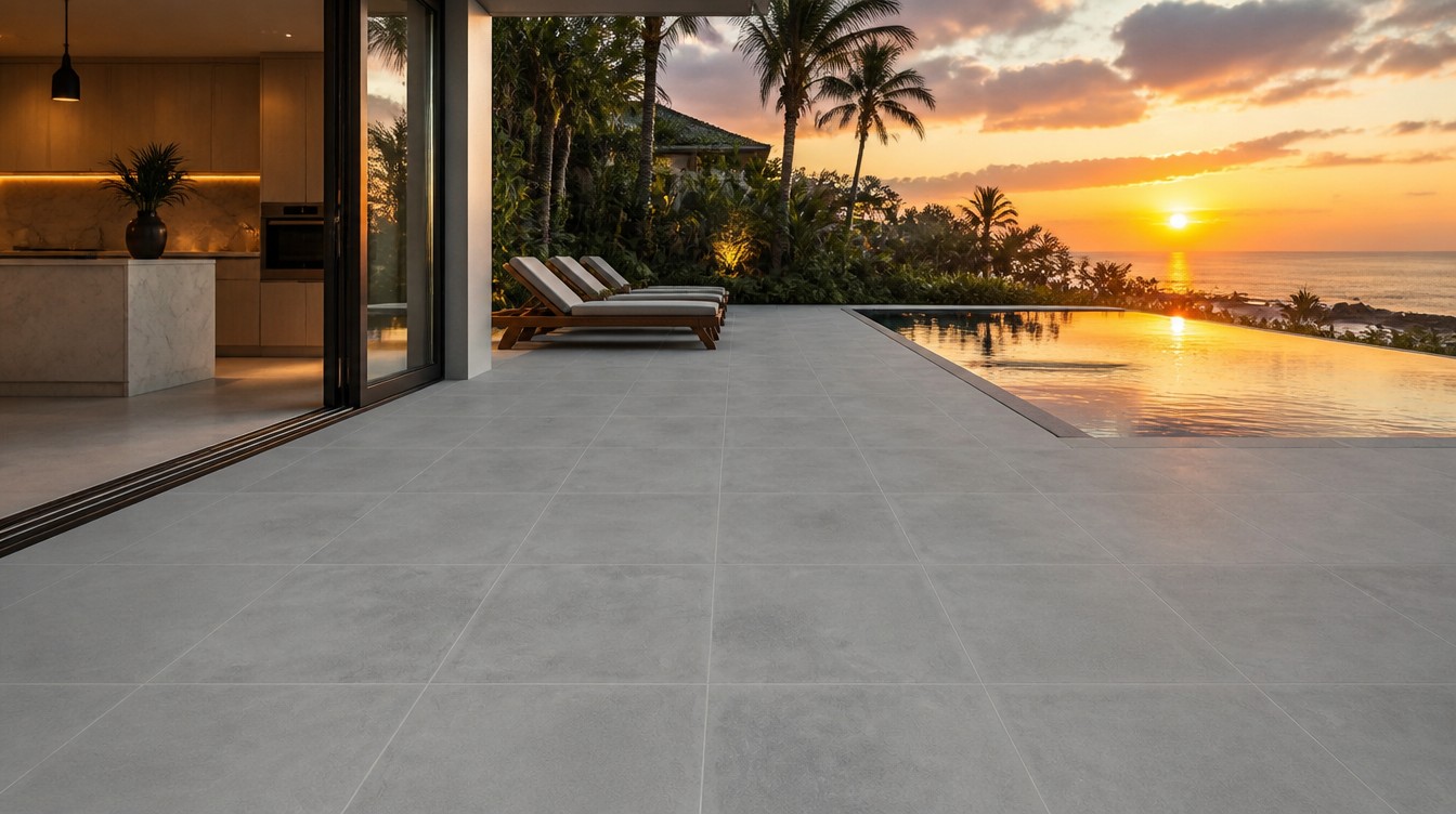 Porcelain Pavers project application preview.