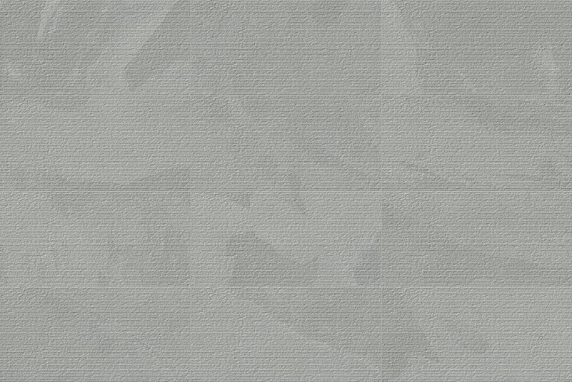 Atelier Combed Essence Montauk Grey porcelain surface texture and color detail.