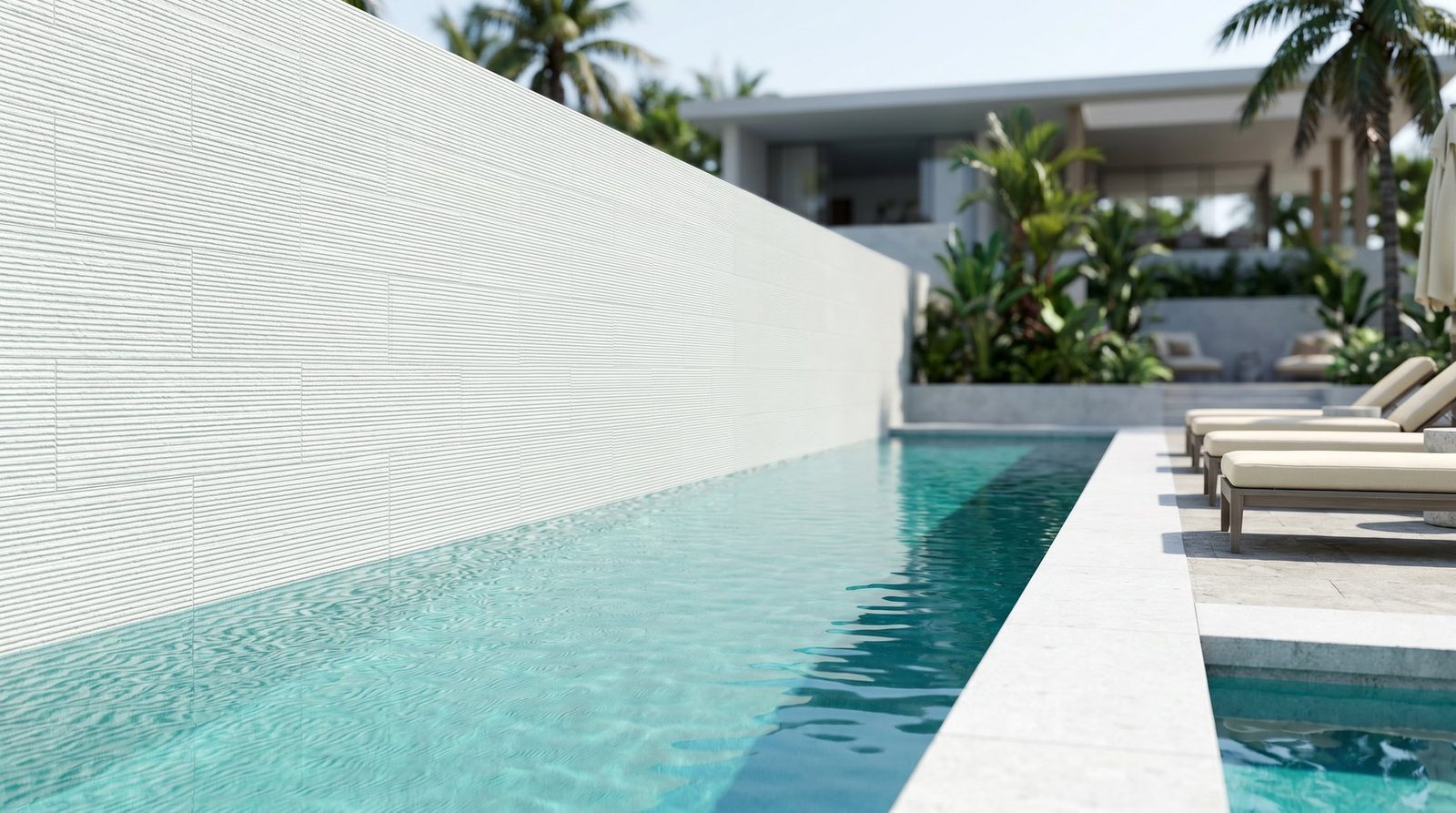 Essence White porcelain veneer wall