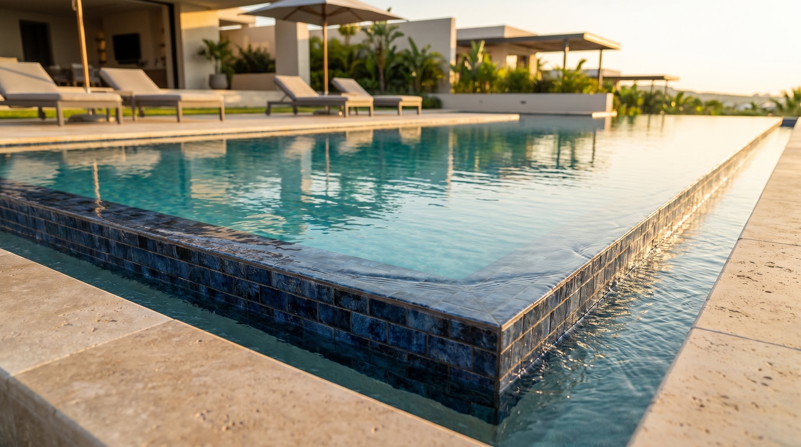 Coral Blue 6x20 installed project application.