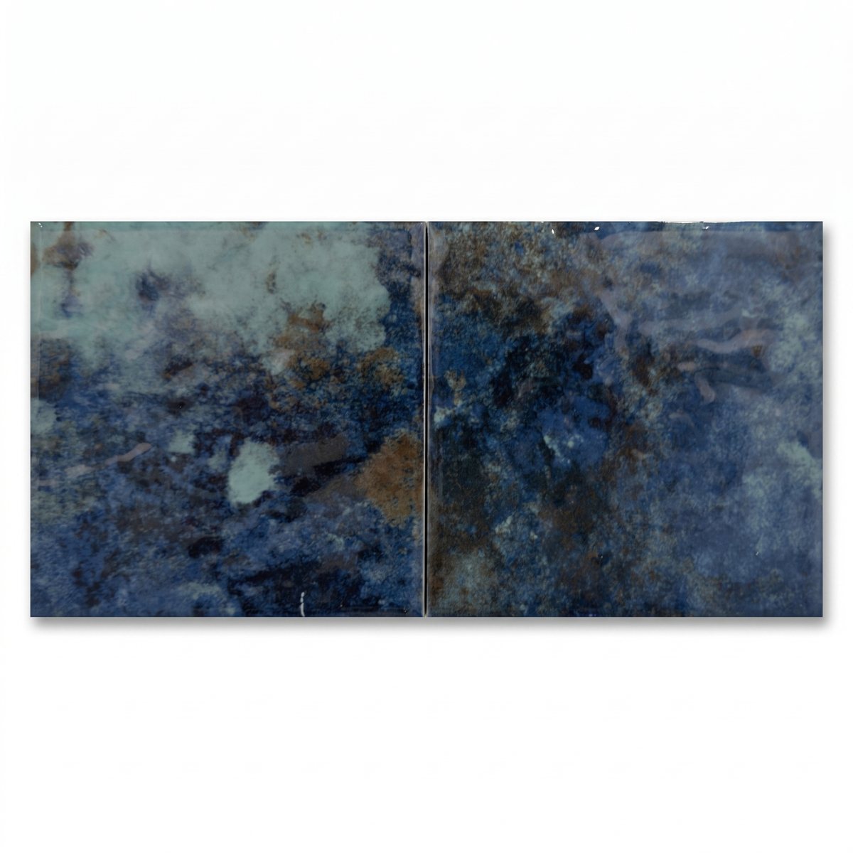 Coral II Green 6x6 porcelain surface texture and color detail.