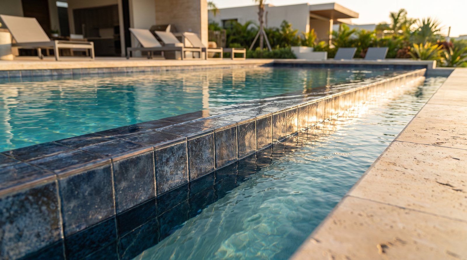 Manila Azul 6x6 installed project application.