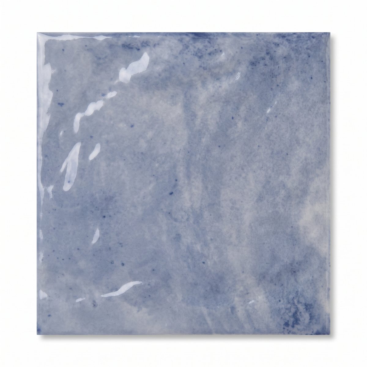Reef Azure 6x6 porcelain surface texture and color detail.