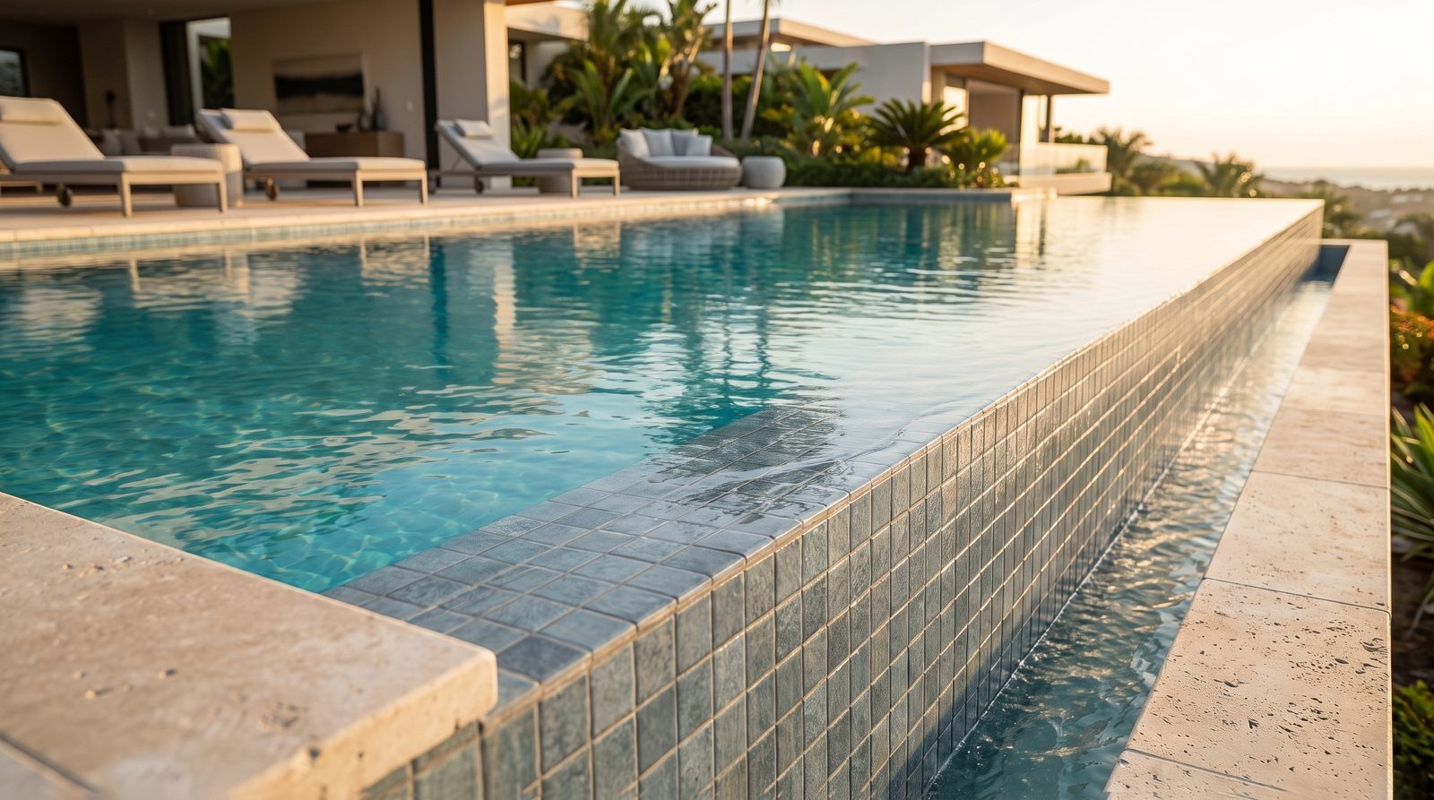 Samoa Turquesa waterline mosaic