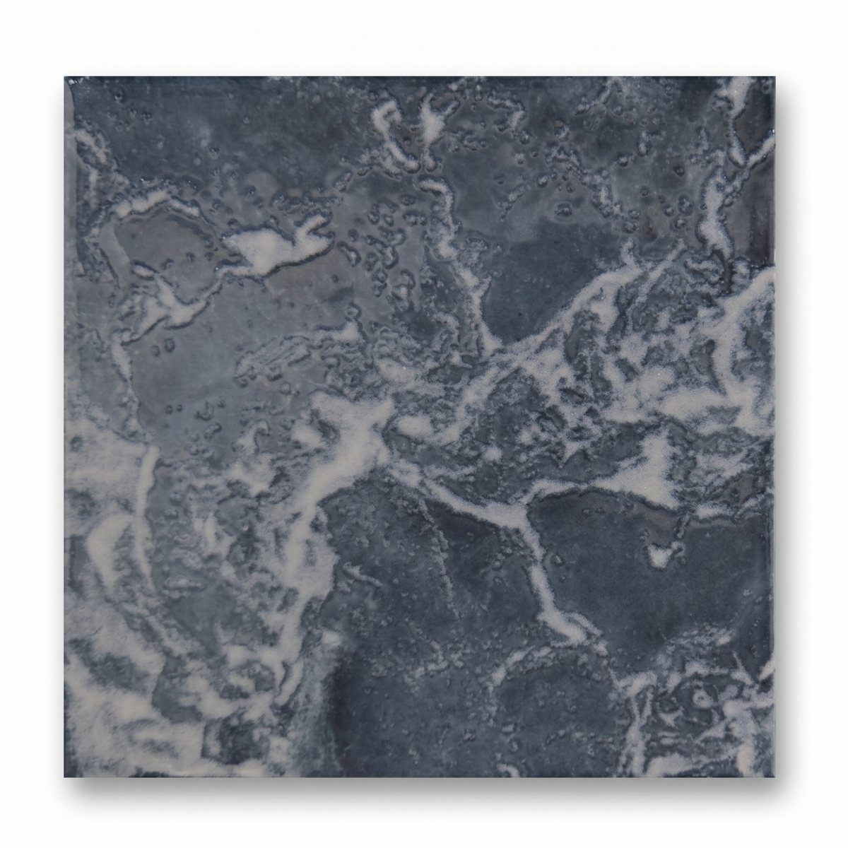 Sea Water 6x6 porcelain surface texture and color detail.